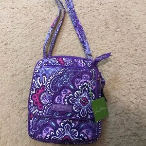 Vera Bradley Mini Hipster Lilac Tapestry